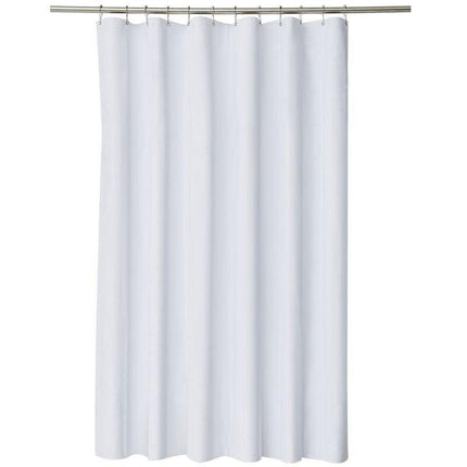 Valkoinen vedenpitävä kankainen suihkuverho