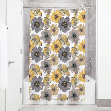 Kukkakuvioinen suihkuverho pieneen tilaan