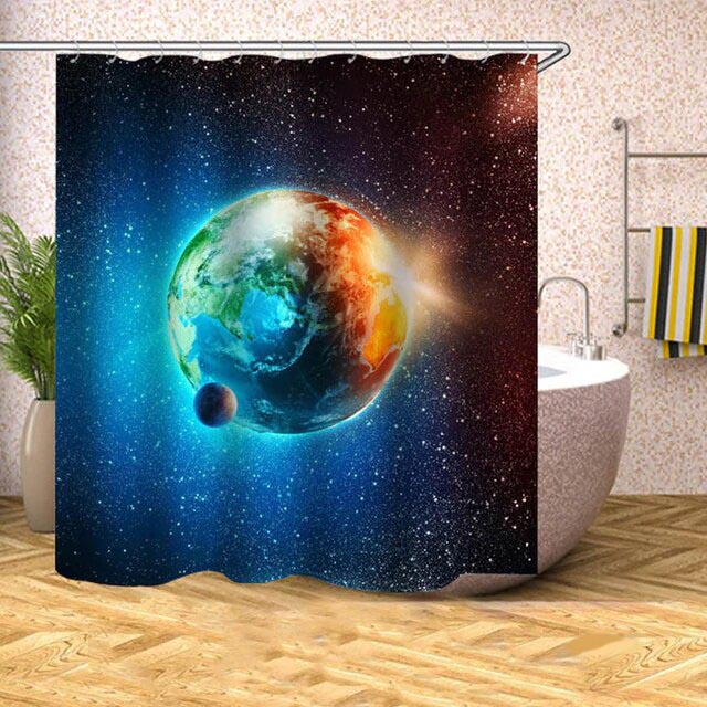 Avaruus ja planeetat suihkuverho