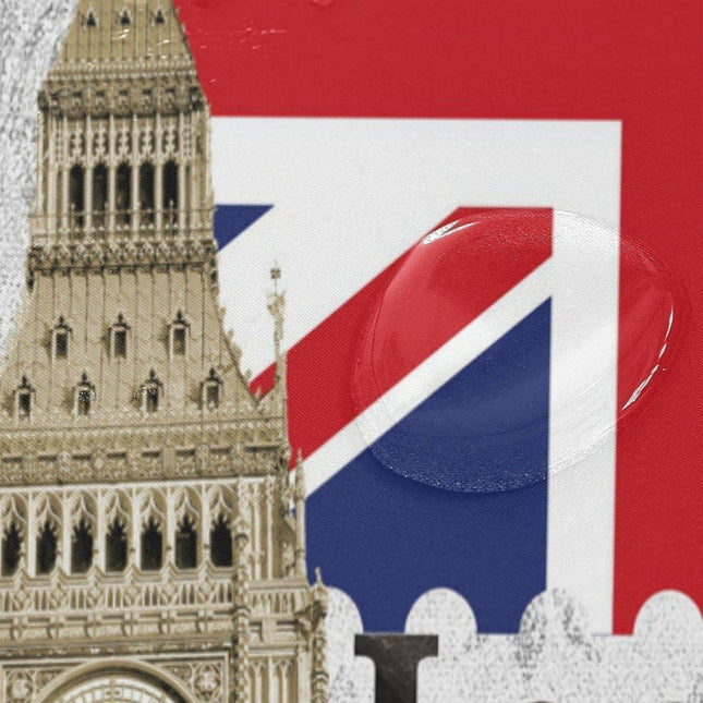 Lontoo-aiheinen Big Ben suihkuverho