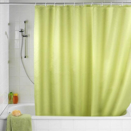 Yksivärinen aniksenvihreä suihkuverho