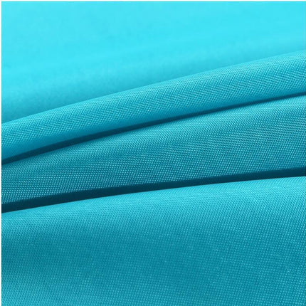 Yksivärinen turkoosinsininen suihkuverho