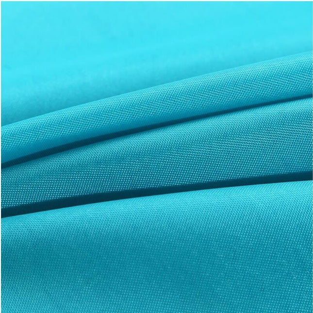 Yksivärinen turkoosinsininen suihkuverho