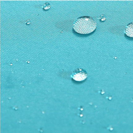 Yksivärinen turkoosinsininen suihkuverho