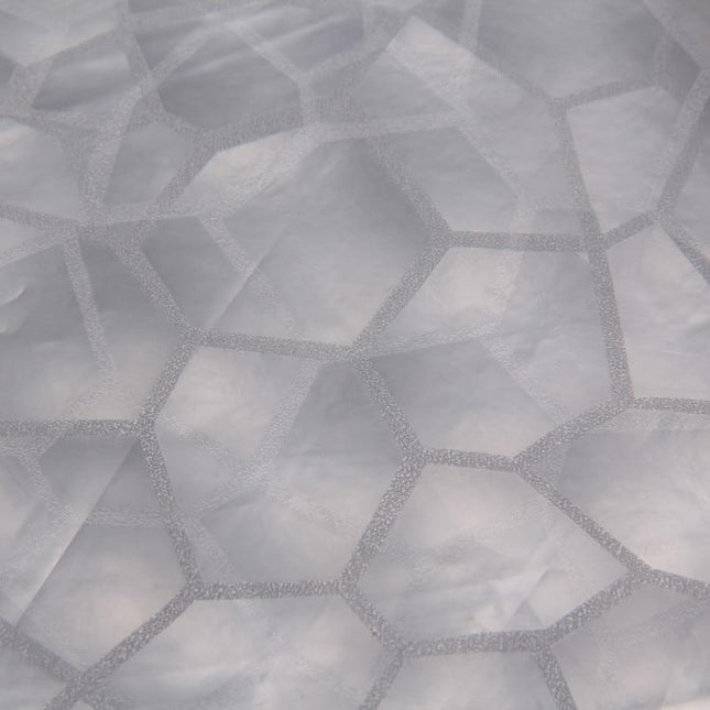 Läpinäkyvä kuvioitu kiiltävä suihkuverho