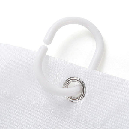 Maalaismaisema suihkuverho mökillä ja hevosilla