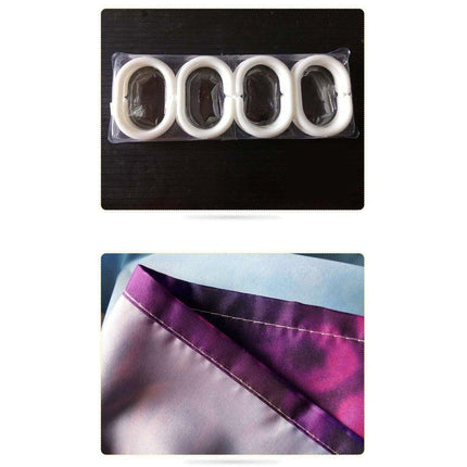 Satuaiheinen suihkuverho keijulla ja perhosilla