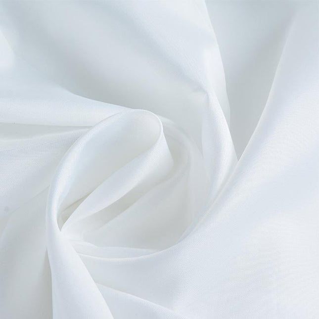 Valkoinen vedenpitävä kankainen suihkuverho