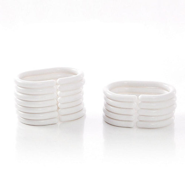 Oranssi kukka ja perhoset suihkuverho