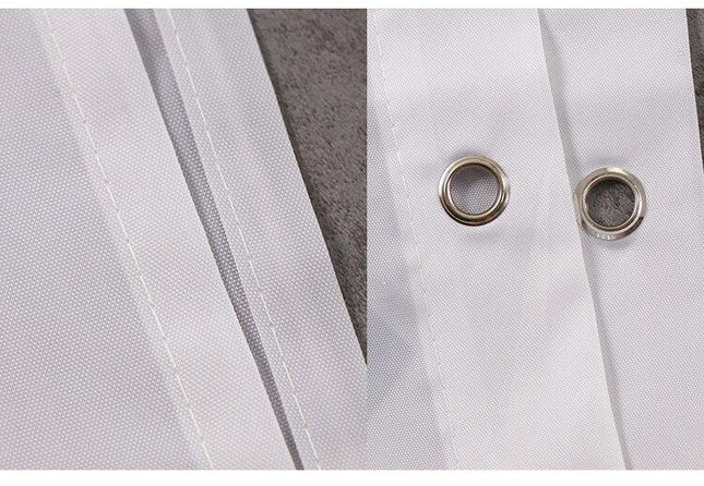 Harmaa-keltainen chevron-kuvioinen suihkuverho