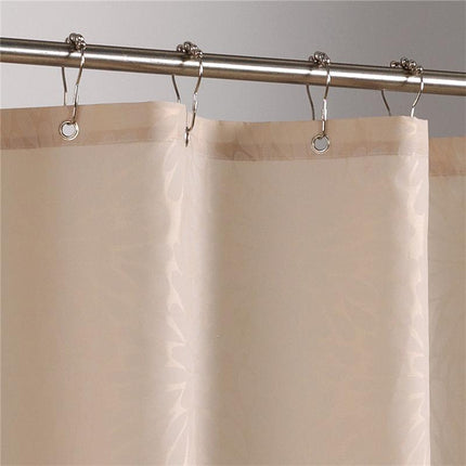 Yksivärinen läpinäkymätön suihkuverho