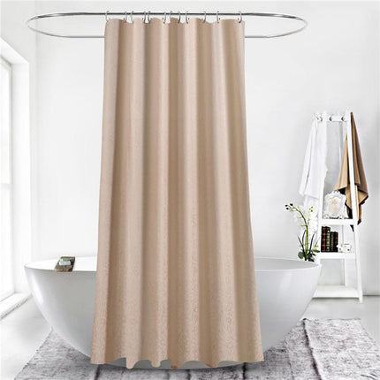 Yksivärinen läpinäkymätön suihkuverho