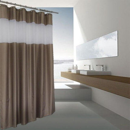 Konepestävä polyesterinen suihkuverho