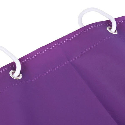 Yksivärinen purppura suihkuverho kylpyhuoneeseen