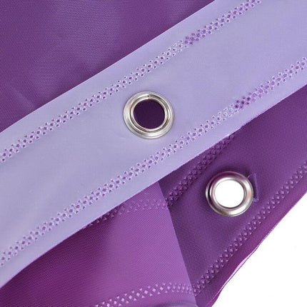 Yksivärinen purppura suihkuverho kylpyhuoneeseen