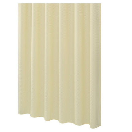 Edullinen vohvelikankainen suihkuverho