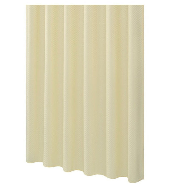 Edullinen vohvelikankainen suihkuverho