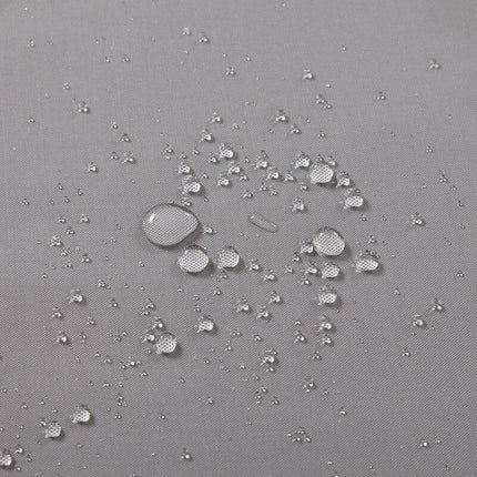 Yksivärinen harmaa kankainen suihkuverho