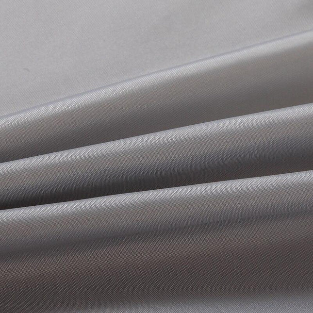 Yksivärinen harmaa kankainen suihkuverho